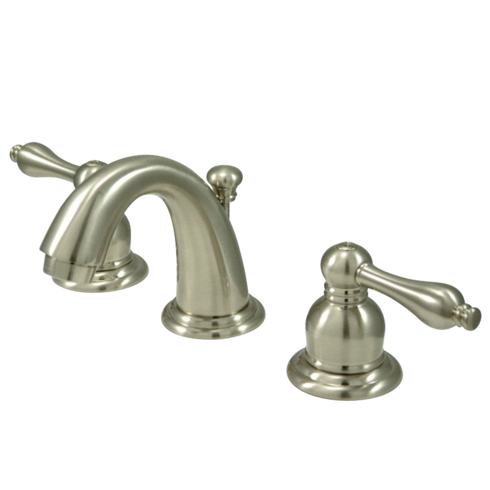 Kingston Brass KB918AL English Country Widespread Bathroom Faucet, Brushed Nickel - BNGBath