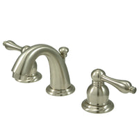 Thumbnail for Kingston Brass KB918AL English Country Widespread Bathroom Faucet, Brushed Nickel - BNGBath