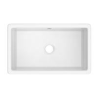 Thumbnail for Shaws Classic Shaker Single Bowl Undermount Fireclay Kitchen Sink - BNGBath