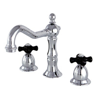 Thumbnail for Kingston Brass KS1971PKX Duchess Widespread Bathroom Faucet with Brass Pop-Up, Polished Chrome - BNGBath