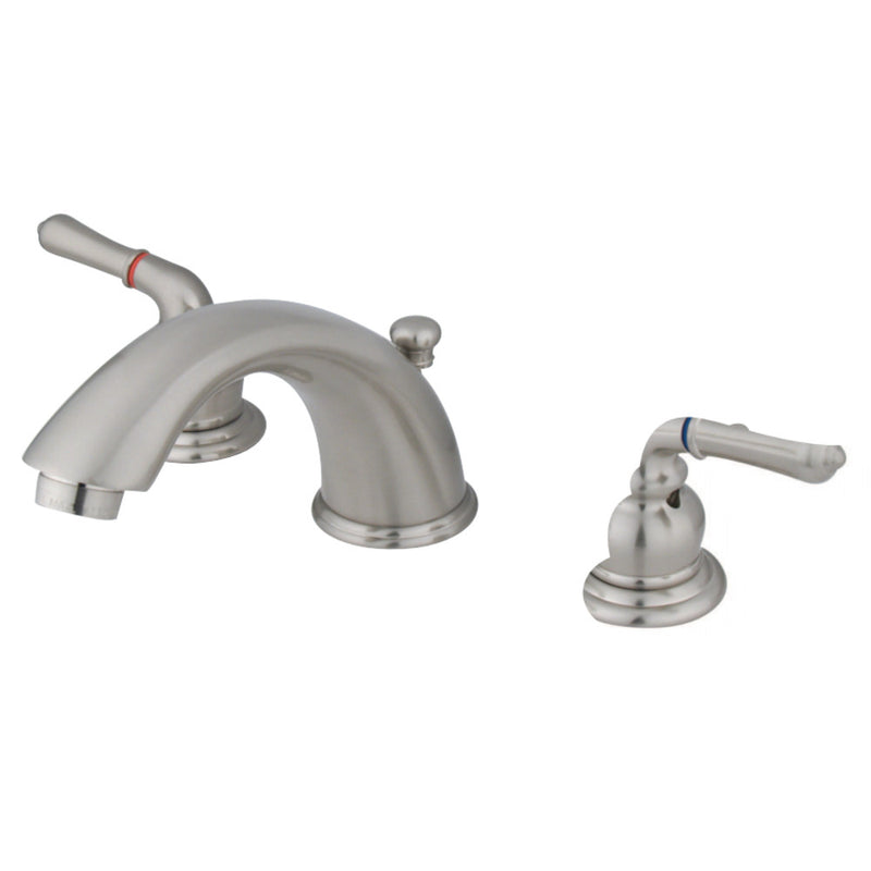 Kingston Brass GKB968 Widespread Bathroom Faucet, Brushed Nickel - BNGBath