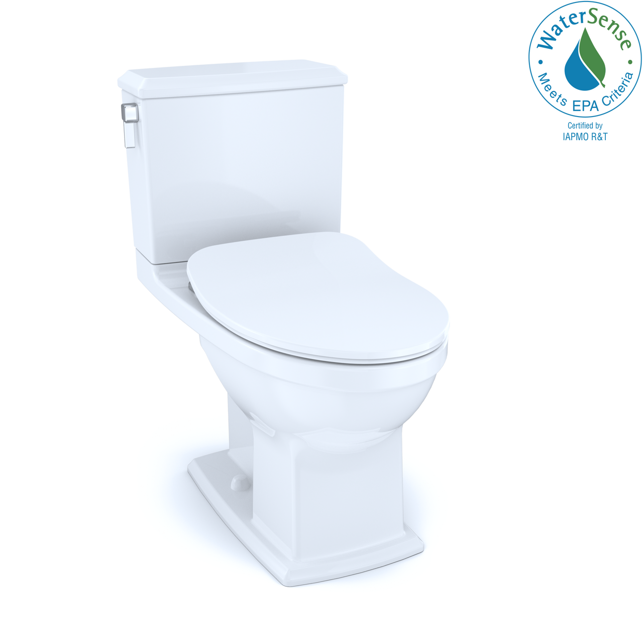 TOTO Connelly Two-Piece Elongated Dual Flush 1.28 and 0.9 GPF Toilet with CEFIONTECT, WASHLET+ Ready,  - MS494234CEMFG#01 - BNGBath