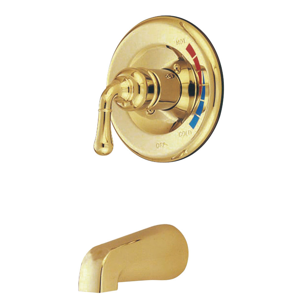 Kingston Brass KB632TO Magellan Tub Only for KB632, Polished Brass - BNGBath