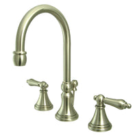 Thumbnail for Kingston Brass KS2988AL 8 in. Widespread Bathroom Faucet, Brushed Nickel - BNGBath