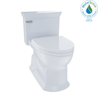 Thumbnail for TOTO Eco Soir√©e One Piece Elongated 1.28 GPF Universal Height Skirted Toilet with CeFiONtect,  - MS964214CEFG#01 - BNGBath