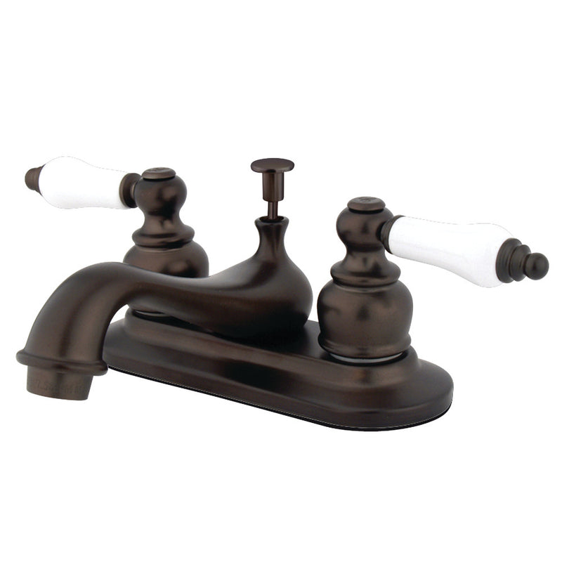 Kingston Brass KB605B 4 in. Centerset Bathroom Faucet, Oil Rubbed Bronze - BNGBath