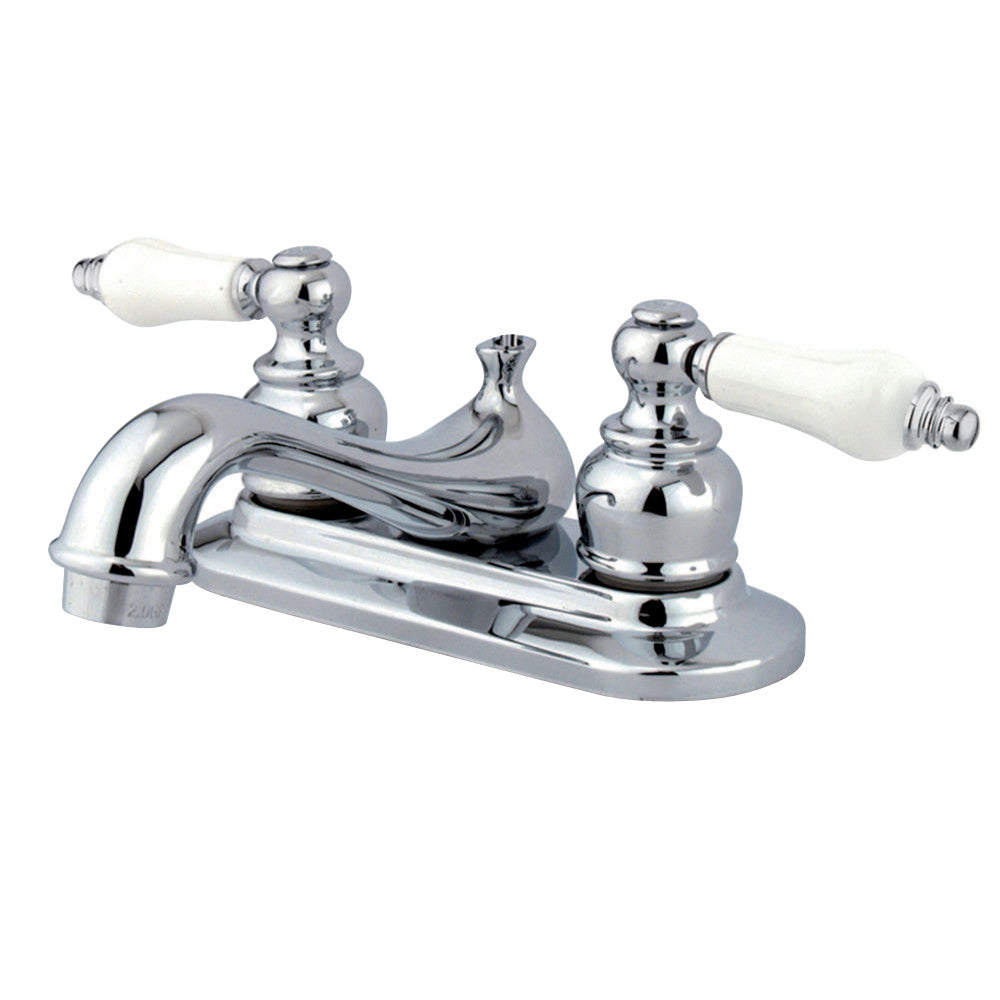 Kingston Brass GKB601PL 4 in. Centerset Bathroom Faucet, Polished Chrome - BNGBath