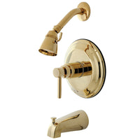 Thumbnail for Kingston Brass KB2632DL Concord Tub & Shower Faucet, Polished Brass - BNGBath