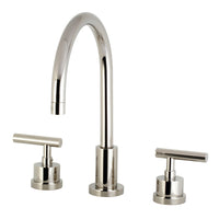 Thumbnail for Kingston Brass KS8926CML 8 in. Widespread Bathroom Faucet, Polished Nickel - BNGBath