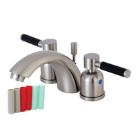 Thumbnail for Kingston Brass KB8958DKL Mini-Widespread Bathroom Faucet, Brushed Nickel - BNGBath