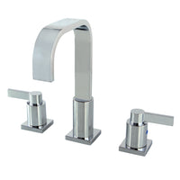 Thumbnail for Fauceture FSC8961NDL NuvoFusion Widespread Bathroom Faucet, Polished Chrome - BNGBath