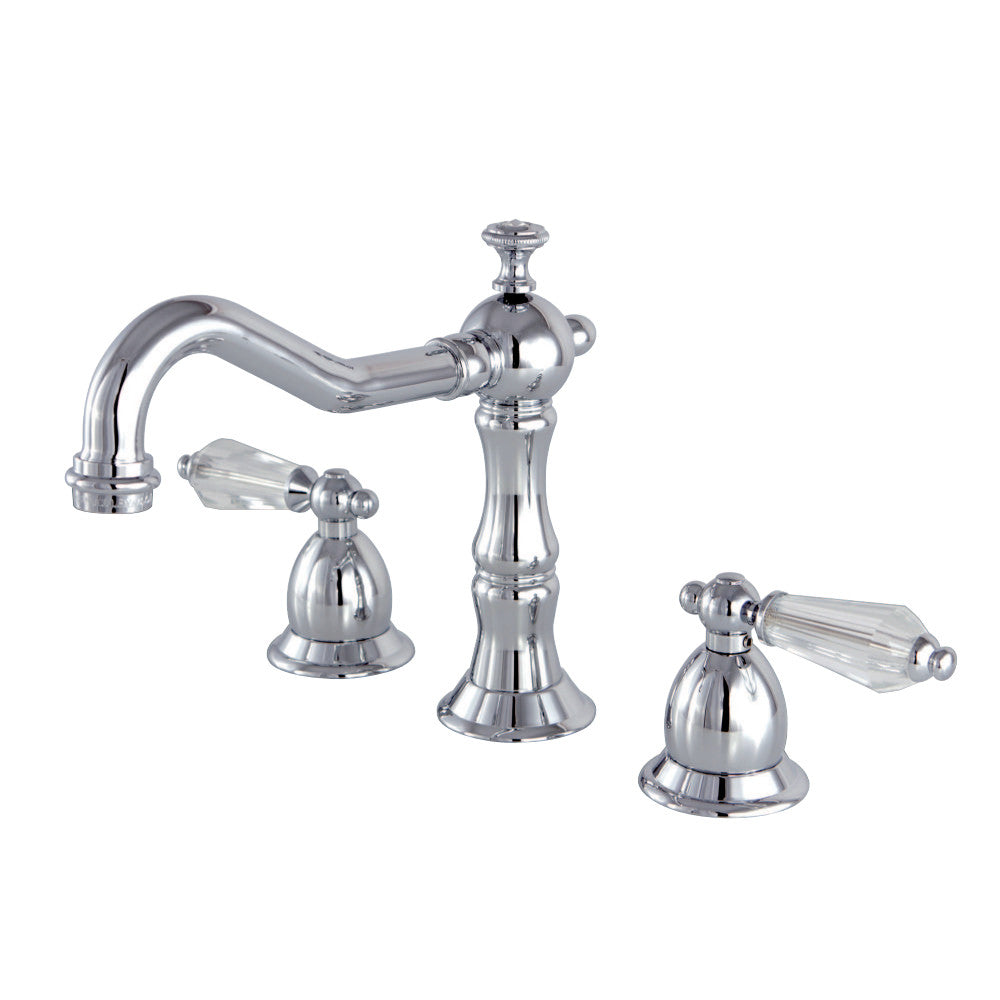 Kingston Brass KS1971WLL 8 in. Widespread Bathroom Faucet, Polished Chrome - BNGBath