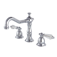 Thumbnail for Kingston Brass KS1971WLL 8 in. Widespread Bathroom Faucet, Polished Chrome - BNGBath