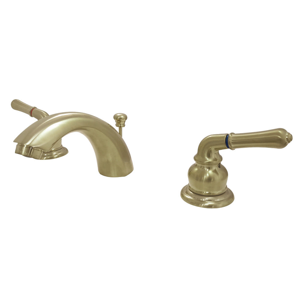 Kingston Brass KB957SB Magellan Mini-Widespread Bathroom Faucet, Brushed Brass - BNGBath