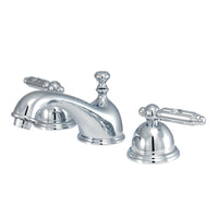 Thumbnail for Kingston Brass KS3961GL 8 in. Widespread Bathroom Faucet, Polished Chrome - BNGBath