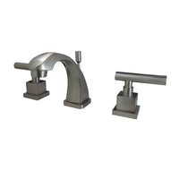 Thumbnail for Kingston Brass KS4948CQL Claremont 8 in. Widespread Bathroom Faucet, Brushed Nickel - BNGBath