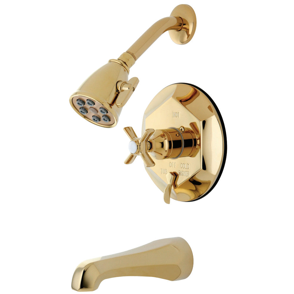 Kingston Brass VB46320ZX Tub/Shower Faucet, Polished Brass - BNGBath