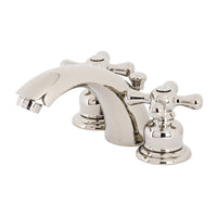 Thumbnail for Kingston Brass KB946AXPN Victorian Mini-Widespread Bathroom Faucet, Polished Nickel - BNGBath