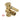 Kingston Brass CC33102DL 3/8" IPS X 3/8" OD Comp Quarter-Turn Angle Stop Valve, Polished Brass - BNGBath