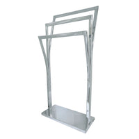 Thumbnail for Kingston Brass SCC3301 Edenscape Pedestal Y-Style Towel Rack, Polished Chrome - BNGBath
