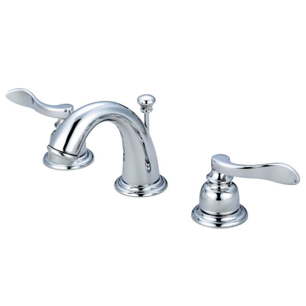 Kingston Brass KB8911NFL NuWave French Widespread Bathroom Faucet, Polished Chrome - BNGBath
