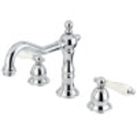 Thumbnail for Kingston Brass CC54L1 8 to 16 in. Widespread Bathroom Faucet, Polished Chrome - BNGBath