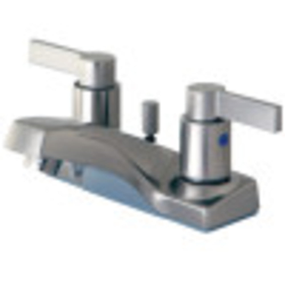 Kingston Brass KB8108NDL 4 in. Centerset Bathroom Faucet, Brushed Nickel - BNGBath