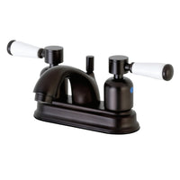 Thumbnail for Kingston Brass FB2605DPL 4 in. Centerset Bathroom Faucet, Oil Rubbed Bronze - BNGBath