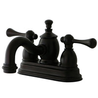 Thumbnail for Kingston Brass KS7105BL 4 in. Centerset Bathroom Faucet, Oil Rubbed Bronze - BNGBath
