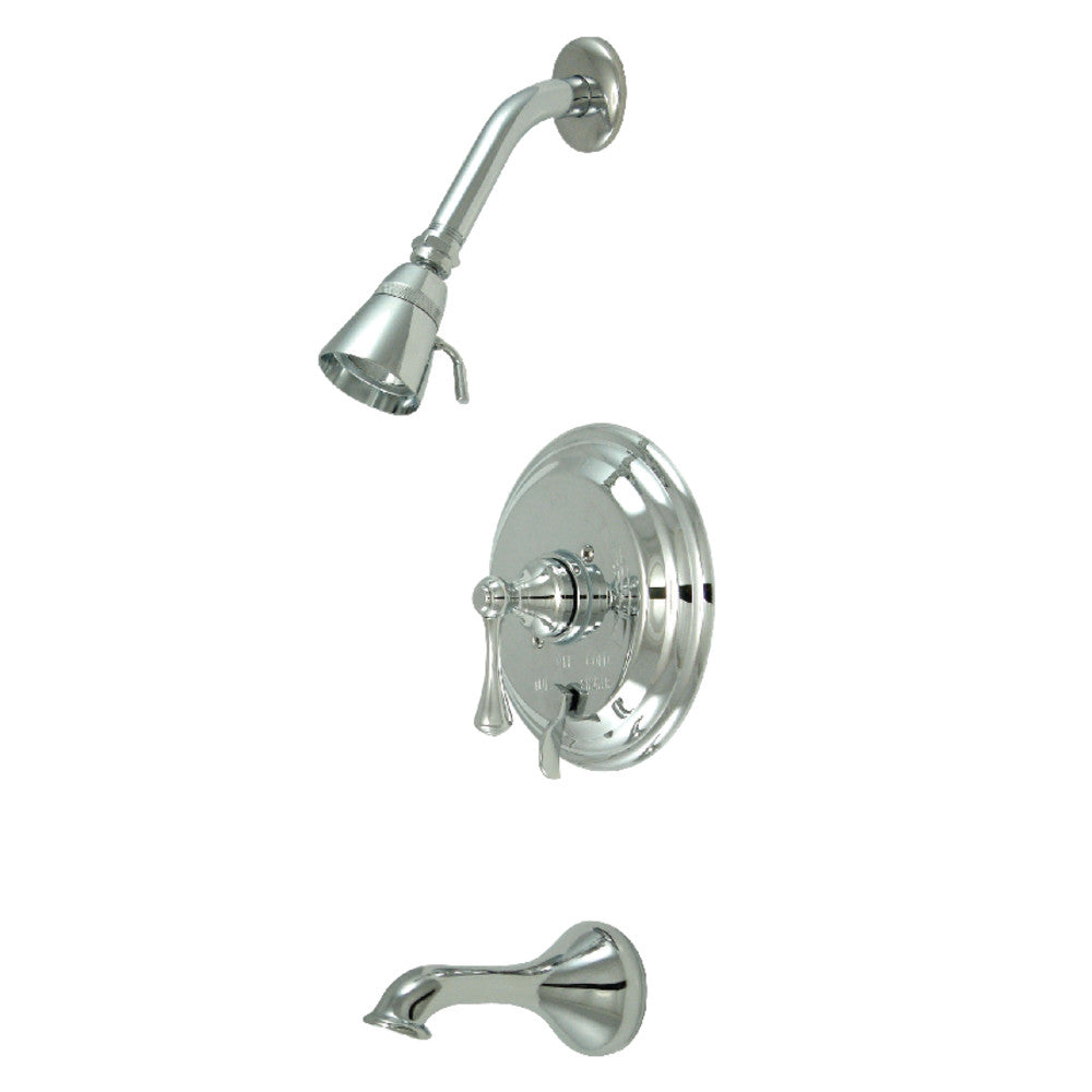 Kingston Brass KB36310BL Tub and Shower Faucet, Polished Chrome - BNGBath