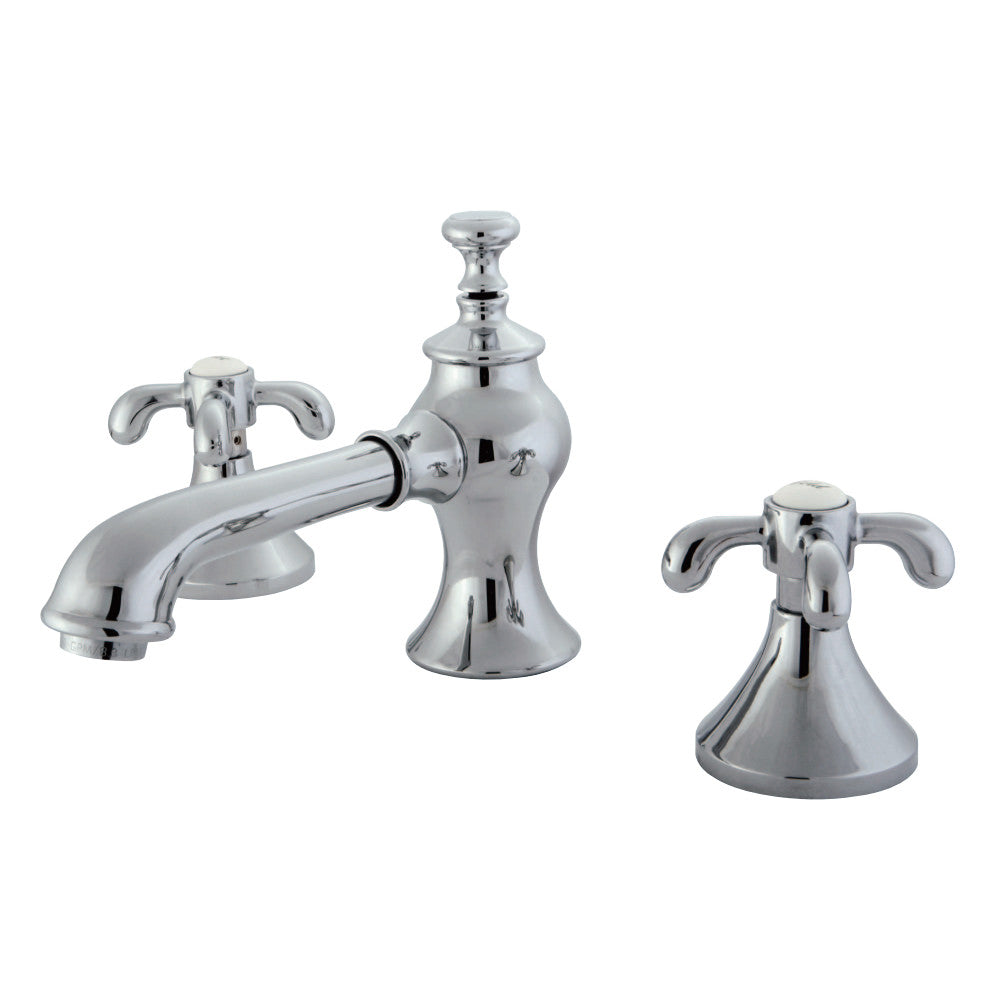 Kingston Brass KC7061TX 8 in. Widespread Bathroom Faucet, Polished Chrome - BNGBath