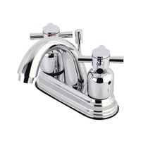 Thumbnail for Kingston Brass KB8611DX 4 in. Centerset Bathroom Faucet, Polished Chrome - BNGBath