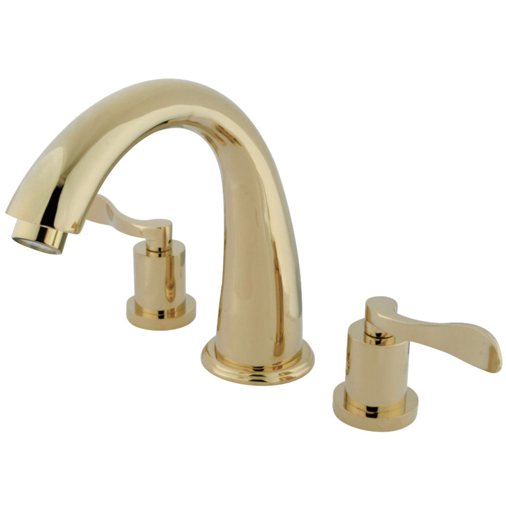 Kingston Brass KS2362DFL Vintage Roman Tub Faucet, Polished Brass - BNGBath