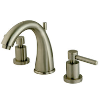 Thumbnail for Kingston Brass KS2968DL 8 in. Widespread Bathroom Faucet, Brushed Nickel - BNGBath