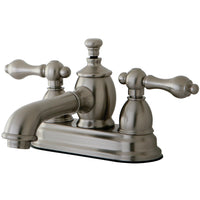 Thumbnail for Kingston Brass KS7008AL 4 in. Centerset Bathroom Faucet, Brushed Nickel - BNGBath