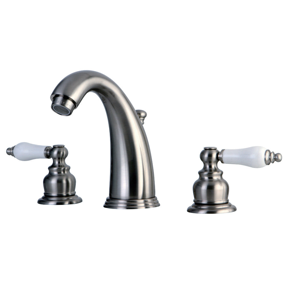 Kingston Brass KB988PL Victorian 2-Handle 8 in. Widespread Bathroom Faucet, Brushed Nickel - BNGBath