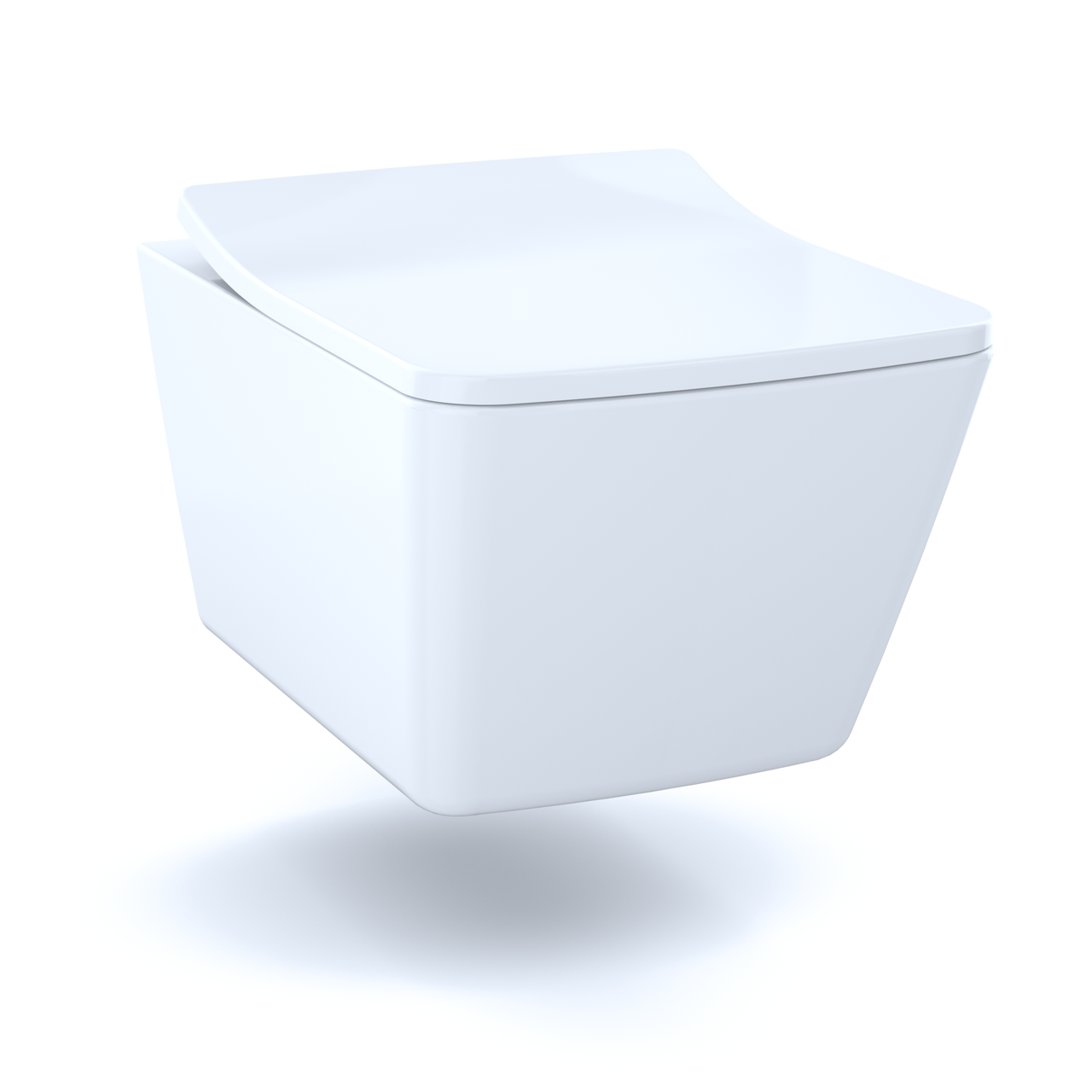 TOTO SP Wall-Hung Contemporary Square-Shape Dual Flush 1.28 and 0.9 GPF Toilet with CEFIONTECT- CT449CFG#01 - BNGBath