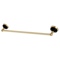 Thumbnail for Kingston Brass BA9111BB Water Onyx 24 in. Towel Bar, Brushed Brass - BNGBath