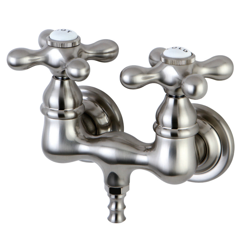 Kingston Brass CC37T8 Vintage 3-3/8-Inch Wall Mount Tub Faucet, Brushed Nickel - BNGBath
