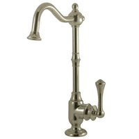 Thumbnail for Kingston Brass KS7398BL Vintage Cold Water Filtration Faucet, Brushed Nickel - BNGBath