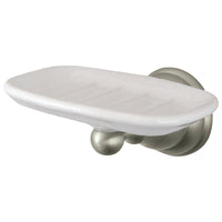 Thumbnail for Kingston Brass BA5565SN Royale Wall-Mount Soap Dish, Brushed Nickel - BNGBath