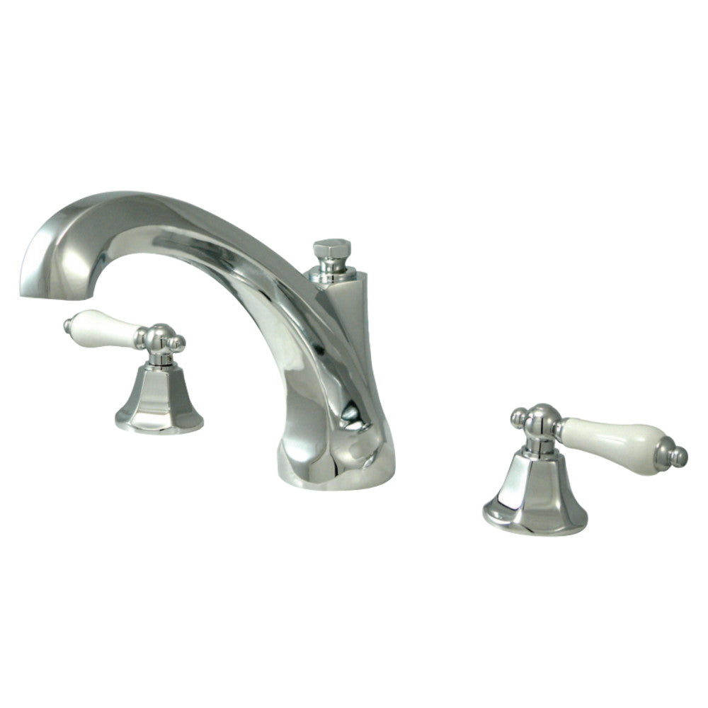 Kingston Brass KS4321PL Metropolitan Roman Tub Faucet, Polished Chrome - BNGBath