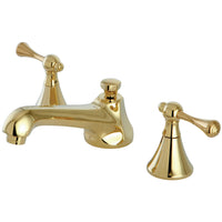 Thumbnail for Kingston Brass KS4472BL 8 in. Widespread Bathroom Faucet, Polished Brass - BNGBath
