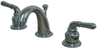 Thumbnail for Kingston Brass KB911 Magellan Widespread Bathroom Faucet, Polished Chrome - BNGBath