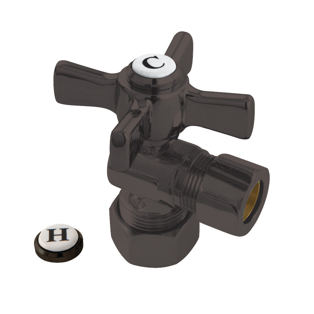 Kingston Brass CC54405ZX 5/8" OD Comp X 1/2" OD Comp Angle Stop Valve, Oil Rubbed Bronze - BNGBath