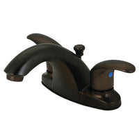 Thumbnail for Kingston Brass KB7645LL 4 in. Centerset Bathroom Faucet, Oil Rubbed Bronze - BNGBath