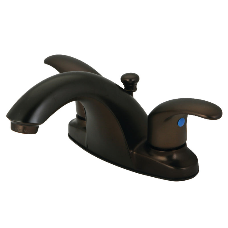 Kingston Brass KB7645LL 4 in. Centerset Bathroom Faucet, Oil Rubbed Bronze - BNGBath