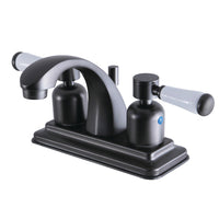 Thumbnail for Kingston Brass KB4645DPL 4 in. Centerset Bathroom Faucet, Oil Rubbed Bronze - BNGBath