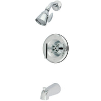 Thumbnail for Kingston Brass KB6631CML Manhattan Single-Handle Tub and Shower Faucet, Polished Chrome - BNGBath