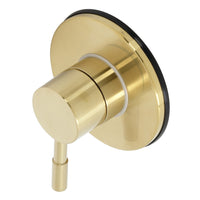 Thumbnail for Kingston Brass KS3037DL Concord 3-Way Diverter Valve with Trim Kit, Brushed Brass - BNGBath